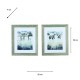 Framed print curious chatter 58 x 50 cm 2 asst