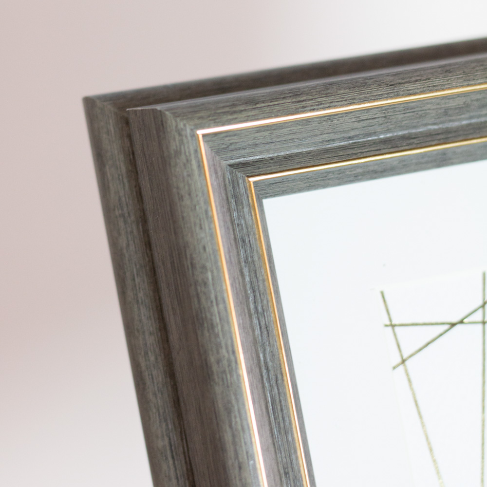 Gallery photo frame 4 x 6 gold ridge