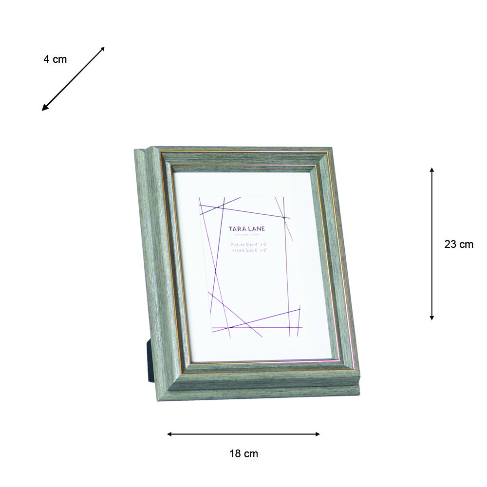 Gallery photo frame 4 x 6 gold ridge
