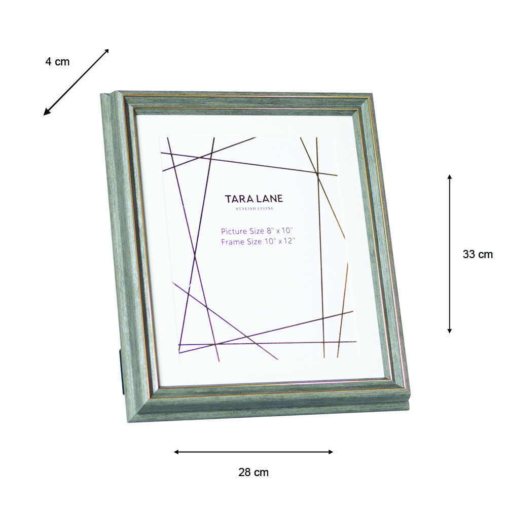 Gallery photo frame 8 x 10 gold ridge