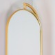 Rotating mirror w/hangers and marble base 175cm