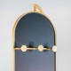 Rotating mirror w/hangers and marble base 175cm