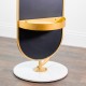 Rotating mirror w/hangers and marble base 175cm