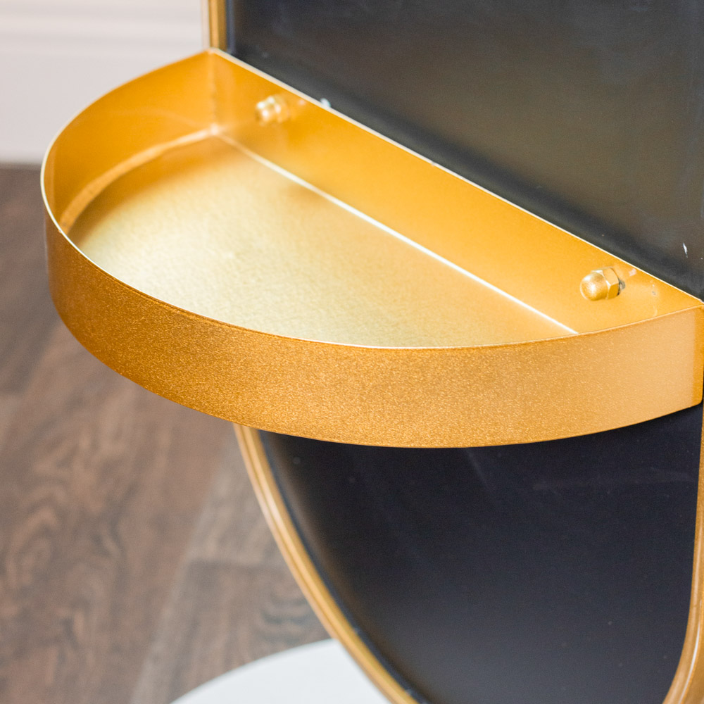 Rotating mirror w/hangers and marble base 175cm