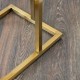 Vienna marble sofa table curved