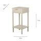 Parson 1 drawer accent table