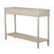 Parson 3 drawer console table