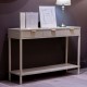 Parson 3 drawer console table