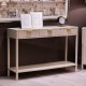 Parson 3 drawer console table