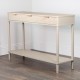Parson 3 drawer console table