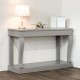 Scroll console table mink 130cm