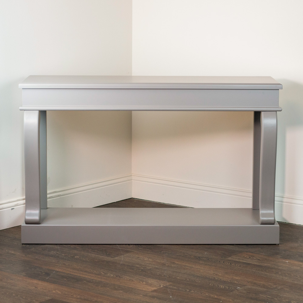 Scroll console table mink 130cm