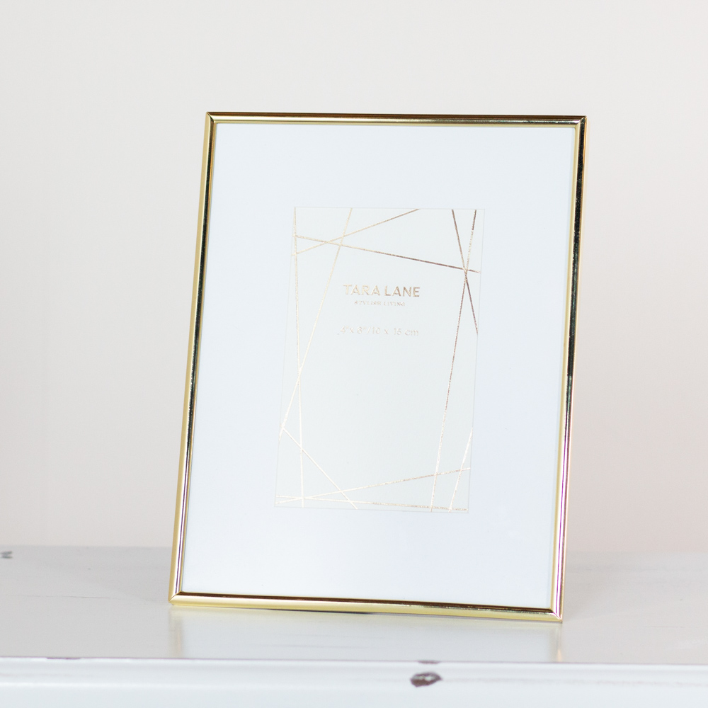 Lisa photo frame gold 4 x 6