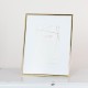 Lisa photo frame gold 4 x 6