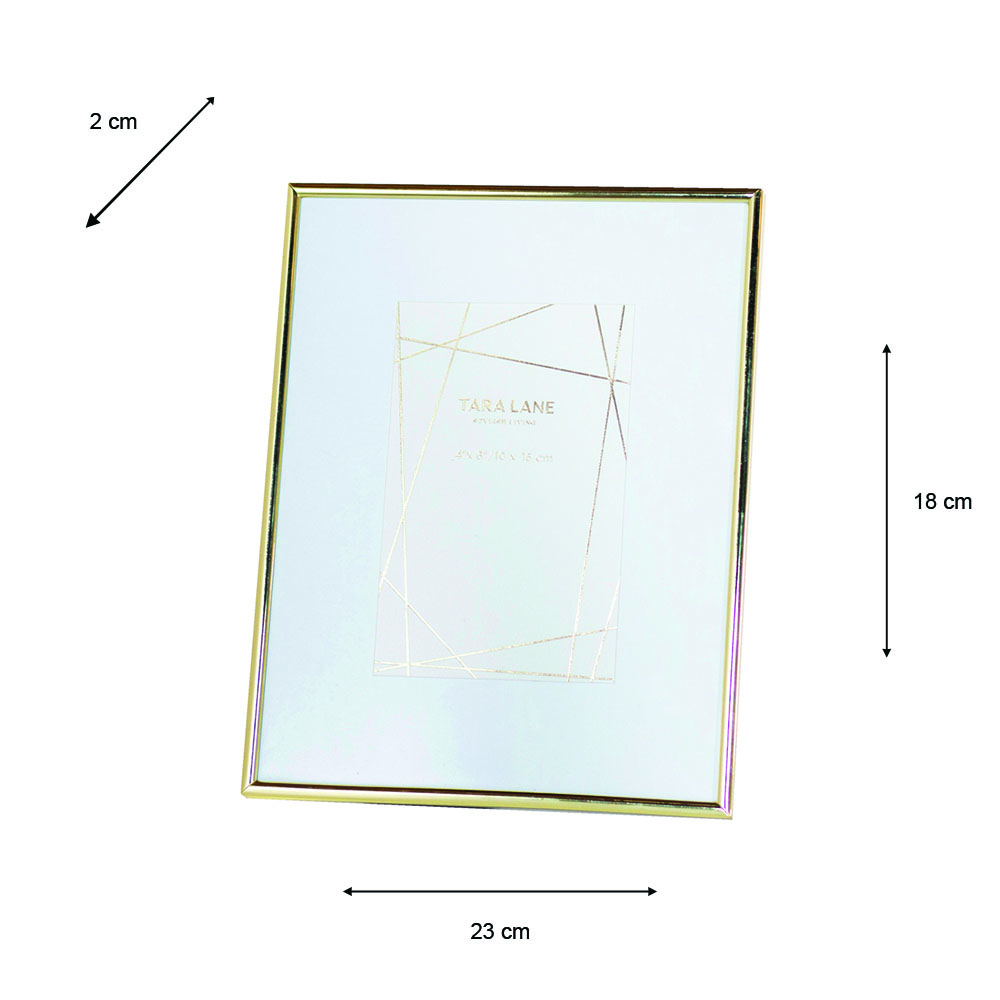 Lisa photo frame gold 4 x 6