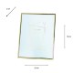 Lisa photo frame gold 4 x 6