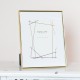 Lisa photo frame gold 5 x 7