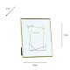 Lisa photo frame gold 5 x 7