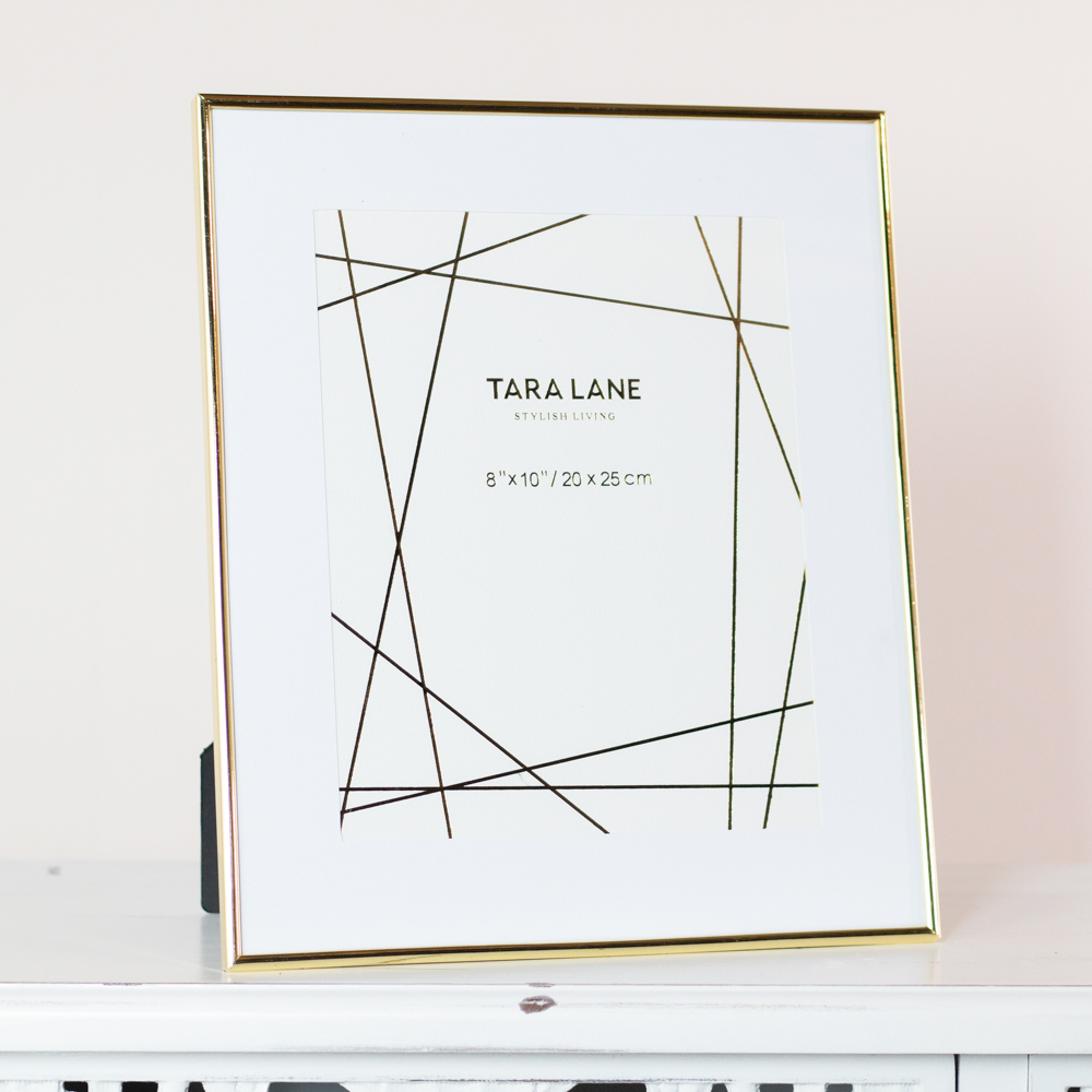 Lisa photo frame gold 8 x 10