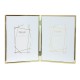 Lisa folding photo frame gold 4 x 6