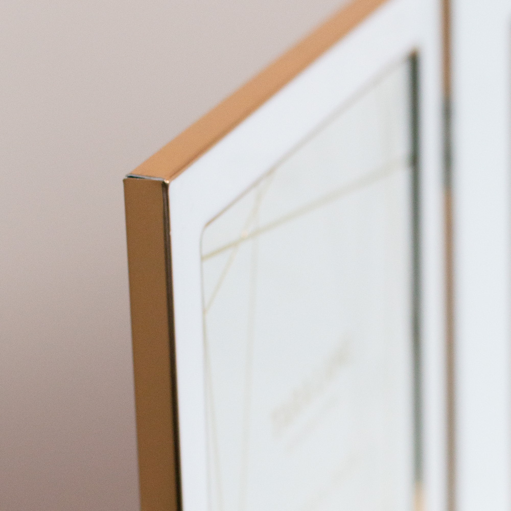 Lisa folding photo frame gold 4 x 6