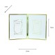 Lisa folding photo frame gold 4 x 6