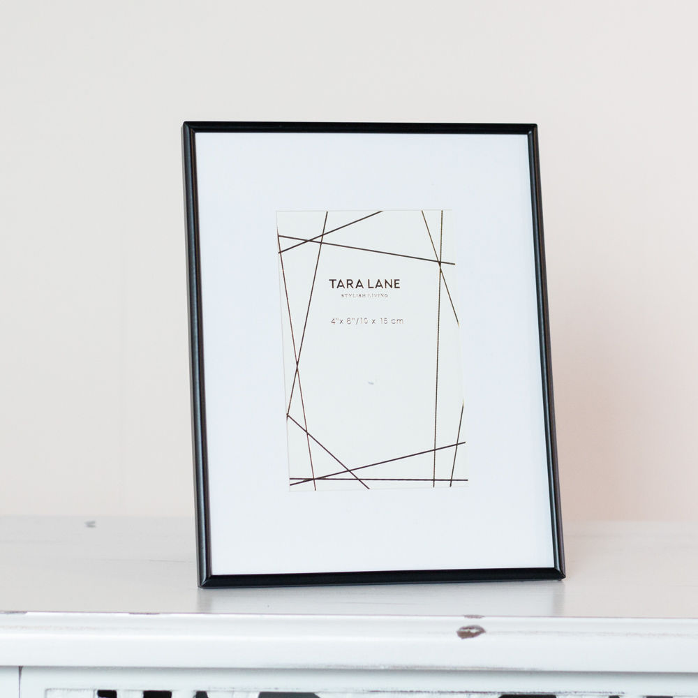 Lisa photo frame black 4 x 6