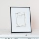 Lisa photo frame black 4 x 6