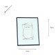 Lisa photo frame black 4 x 6
