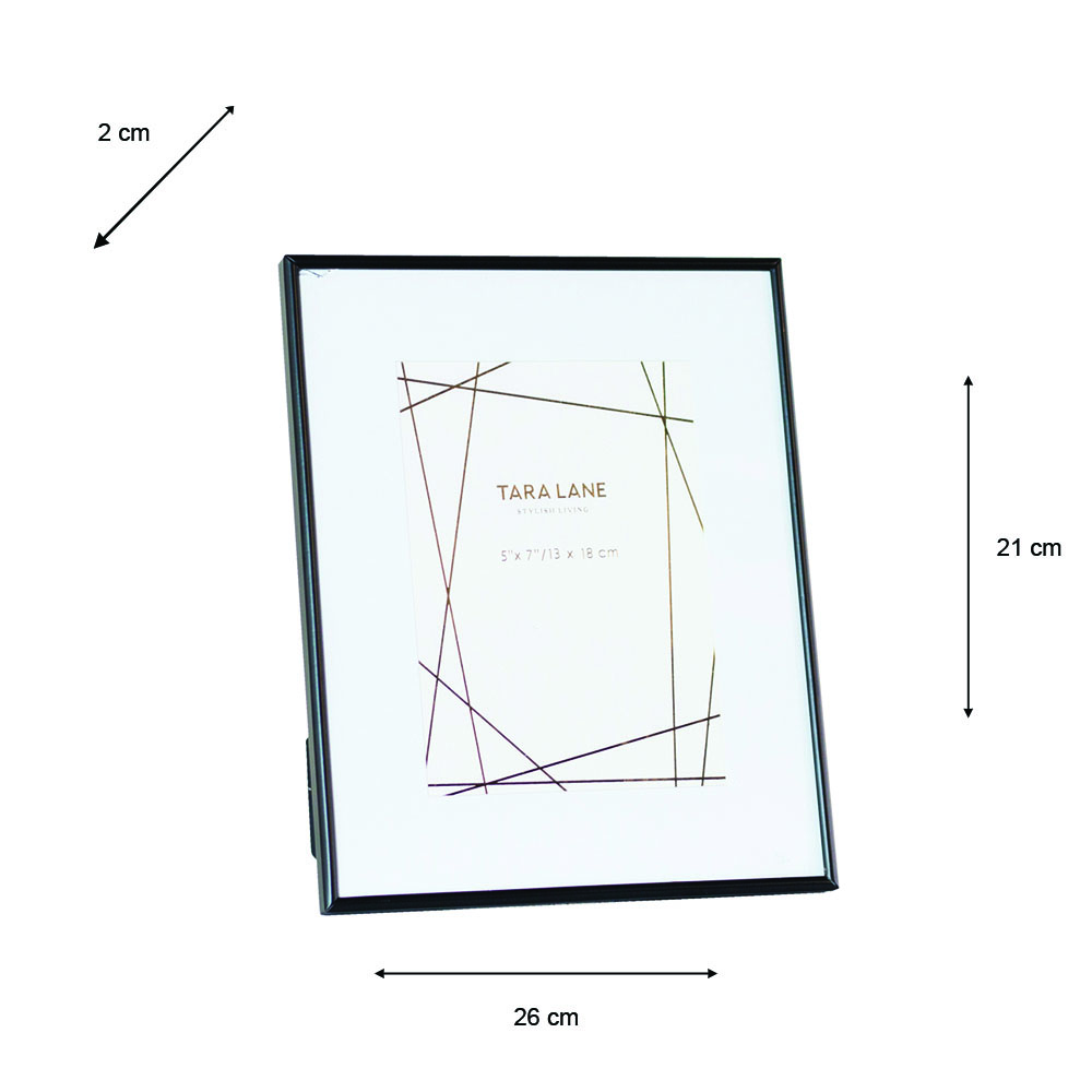 Lisa photo frame black 5 x 7