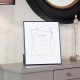 Lisa photo frame black 8 x 10