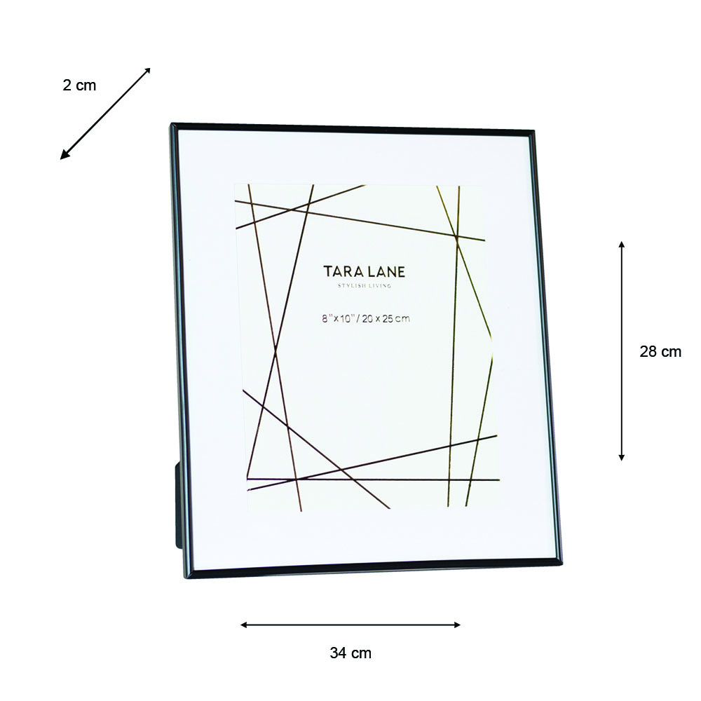 Lisa photo frame black 8 x 10