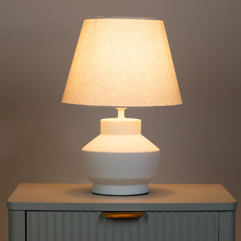 Chloe ceramic bedside lamp 36cm