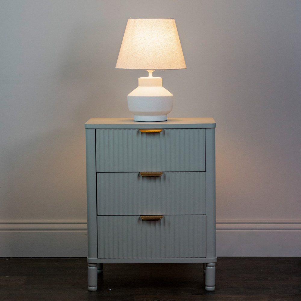 Chloe ceramic bedside lamp 36cm