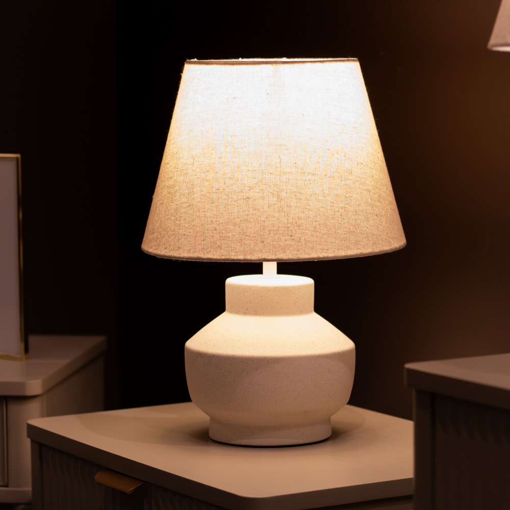 Chloe ceramic bedside lamp 36cm