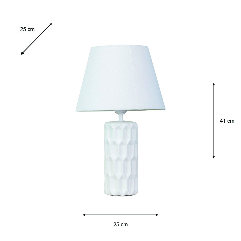 Isla ceramic table lamp 41cm