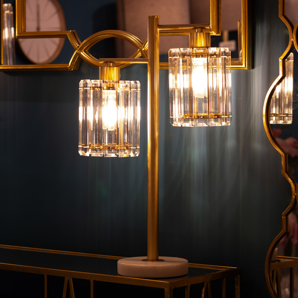 Callie crystal table lamp