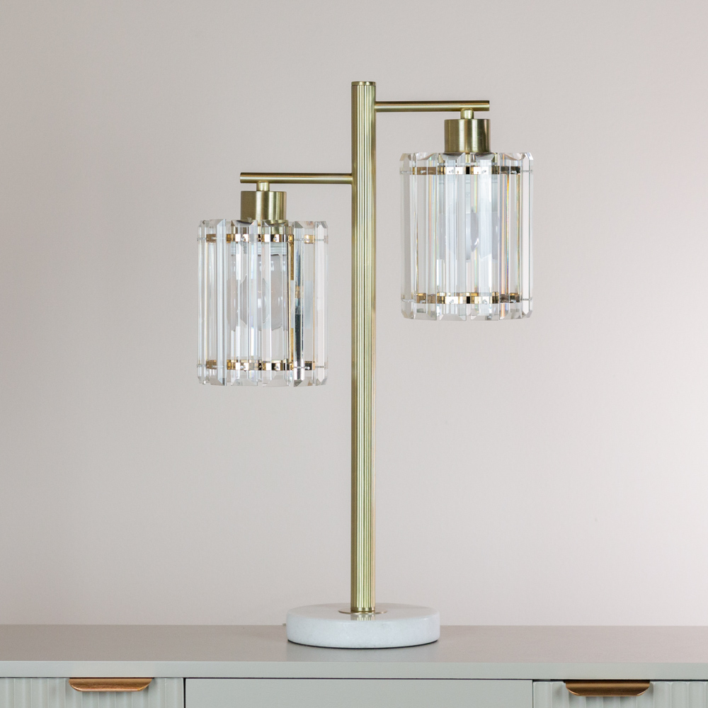 Callie crystal table lamp