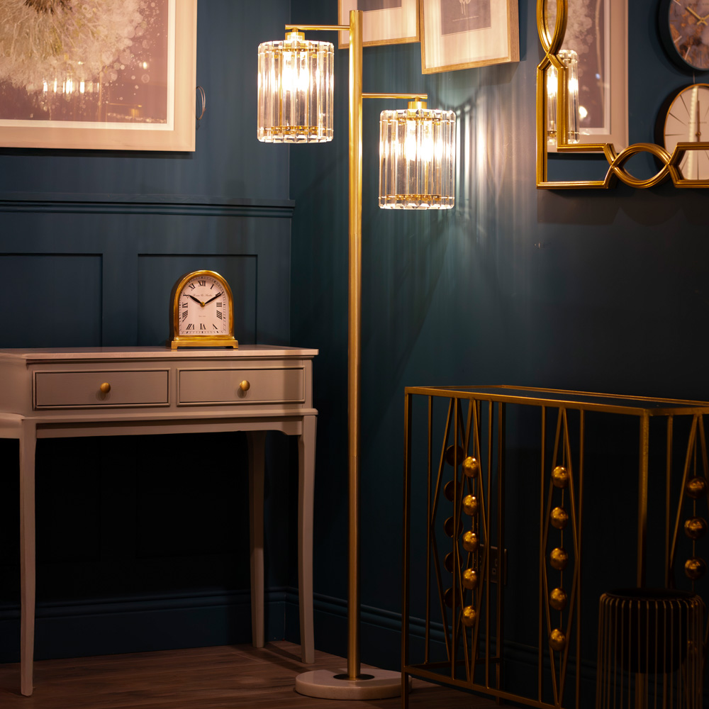 Callie crystal floor lamp
