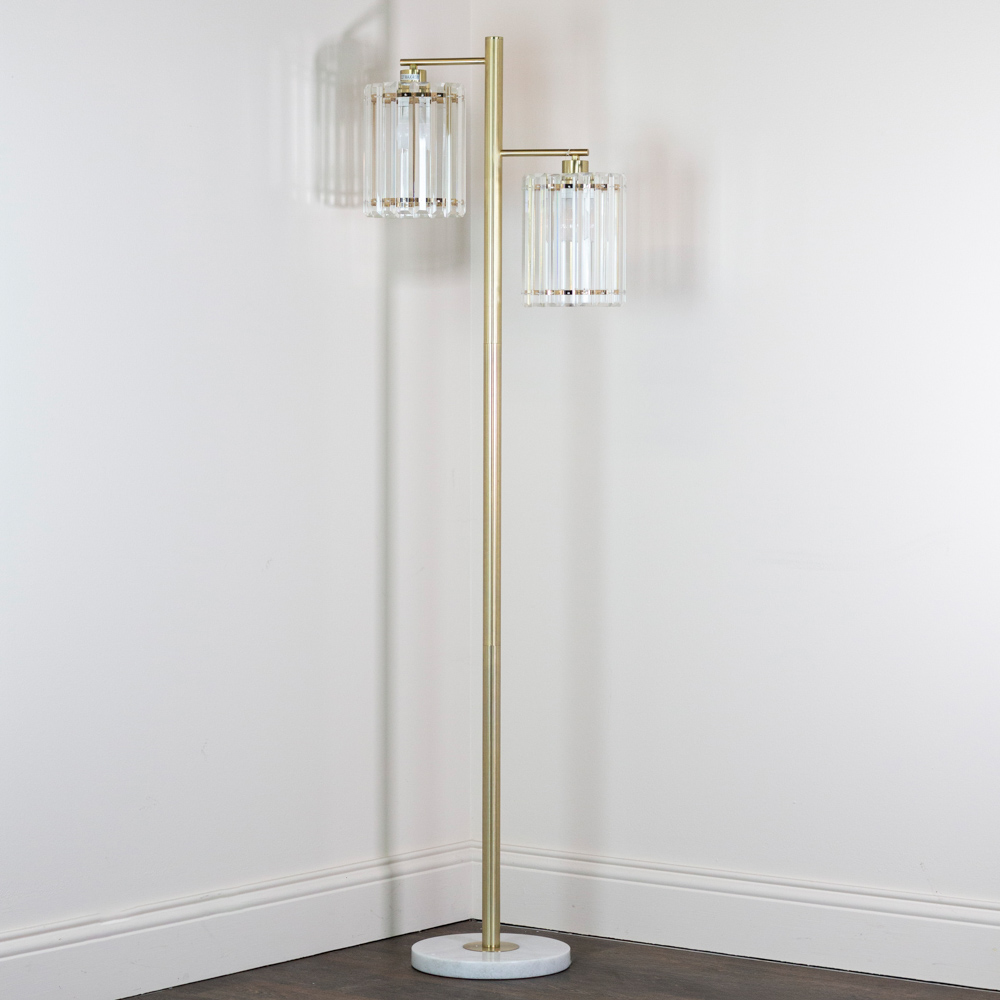 Callie crystal floor lamp