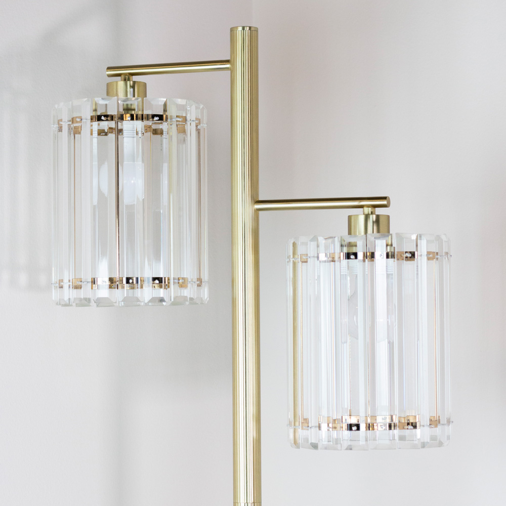 Callie crystal floor lamp