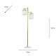 Callie crystal floor lamp