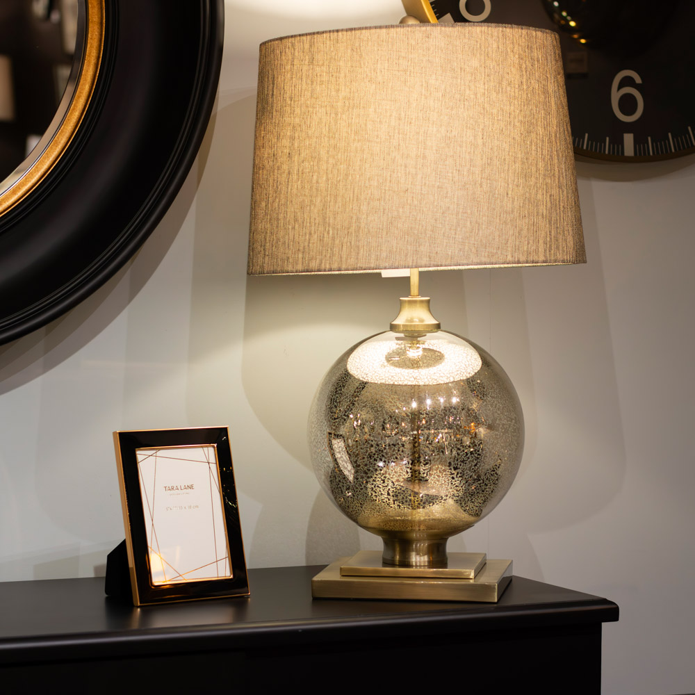 Mya table lamp mercury