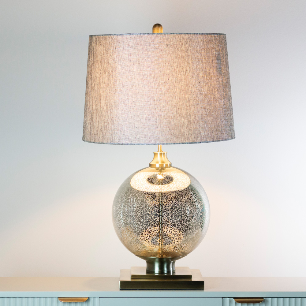 Mya table lamp mercury