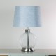 Bella glass lamp silver 45cm