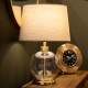 Bella glass lamp gold 45cm