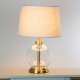 Bella glass lamp gold 45cm