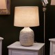 Tiana ceramic lamp ridged 43cm