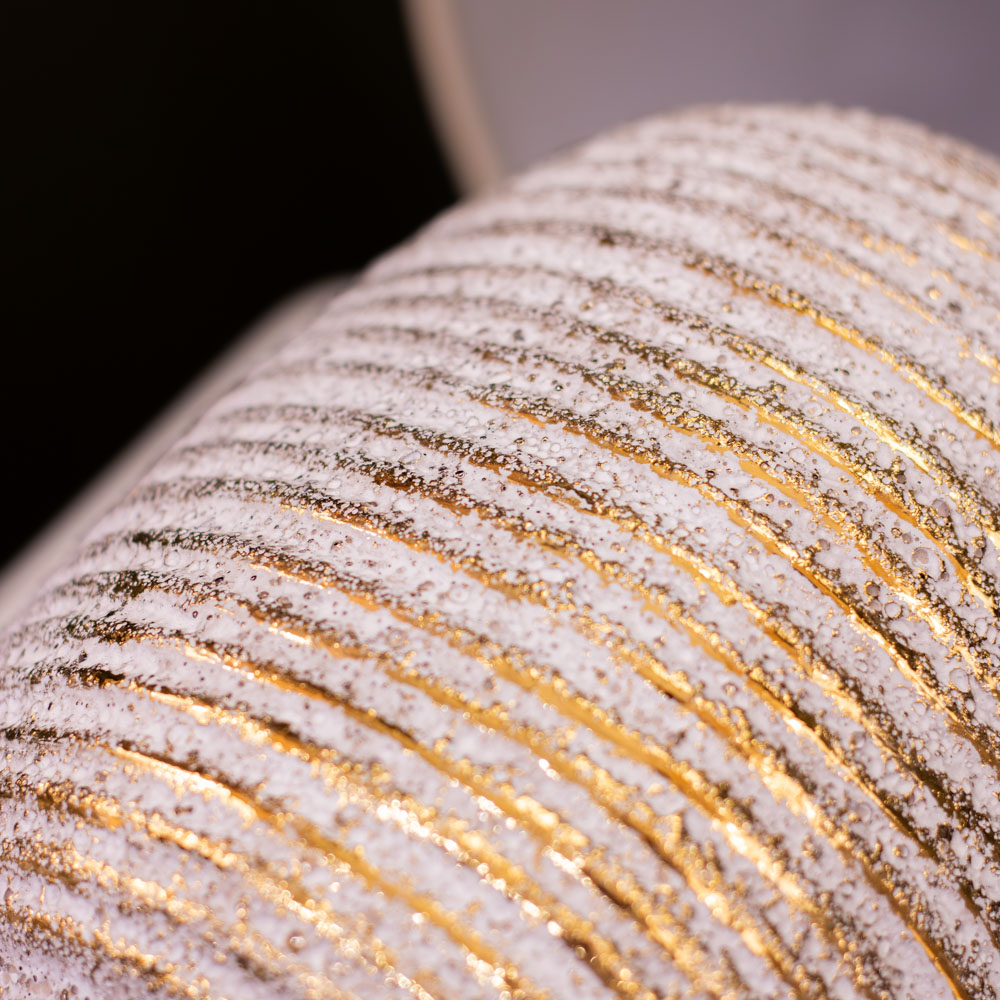 Tiana ceramic lamp ridged 43cm