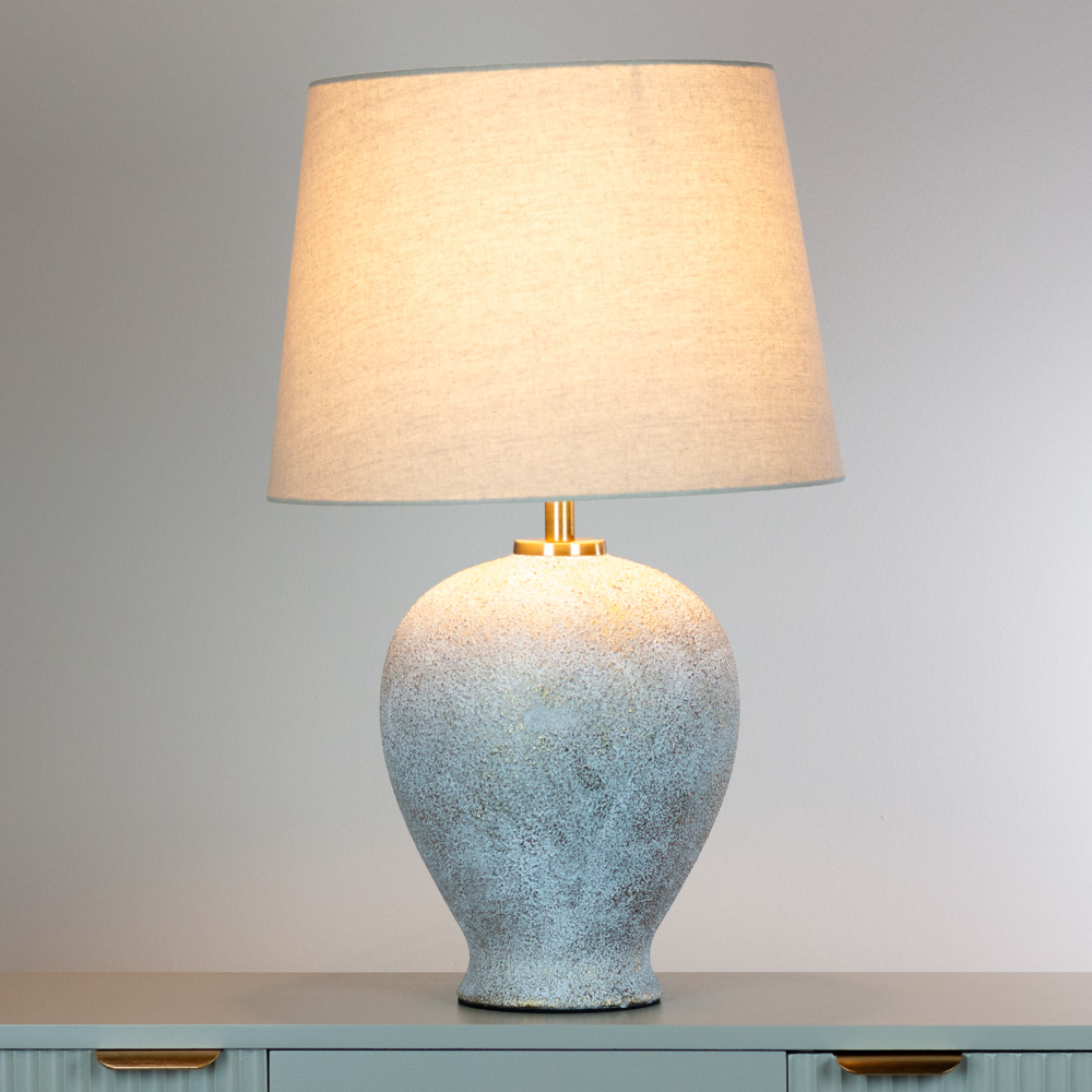 Harlee ceramic table lamp smooth 60cm